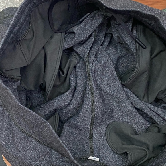 LULULEMON Athletica Heathered Black Kung Fu Men’s Pants Size XL Tall - Picture 12 of 16